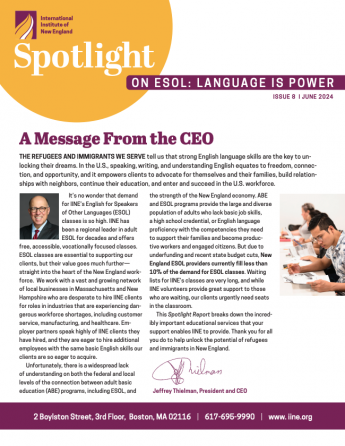 ESOL Spotlight Report Cover
